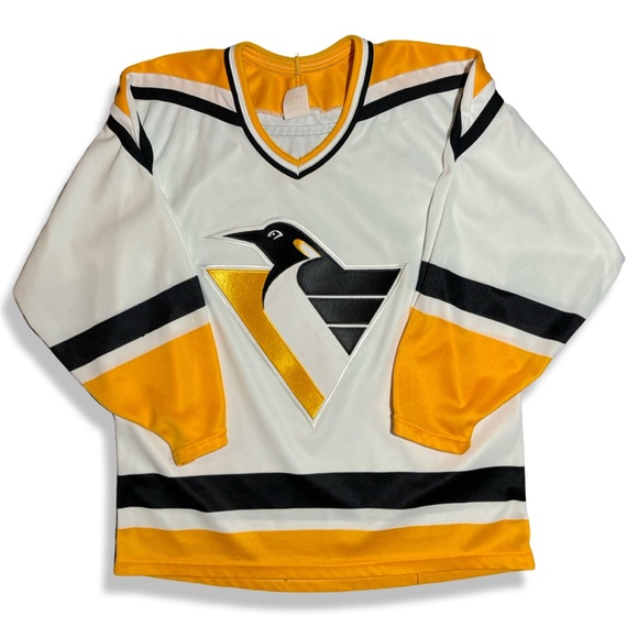 Vintage 90s CCM Pittsburgh Penguins Hockey Jersey - Picture 1 of 4